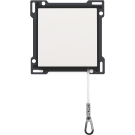 Set de finition pour bouton-poussoir à tirette, couleur white coated