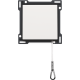 Set de finition pour bouton-poussoir à tirette, couleur white coated