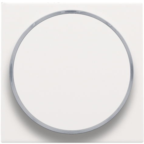 Set de finition avec anneau transparent sans symbole pour bouton-poussoir 6 A avec LED couleur ambre avec culot E10, couleur white coated