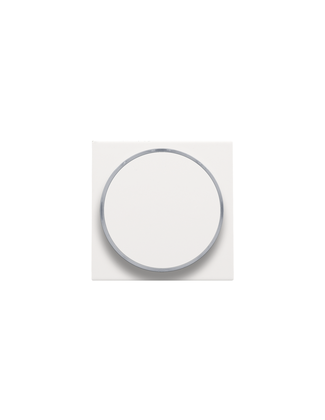 Set de finition avec anneau transparent sans symbole pour bouton-poussoir 6 A avec LED couleur ambre avec culot E10, couleur white coated