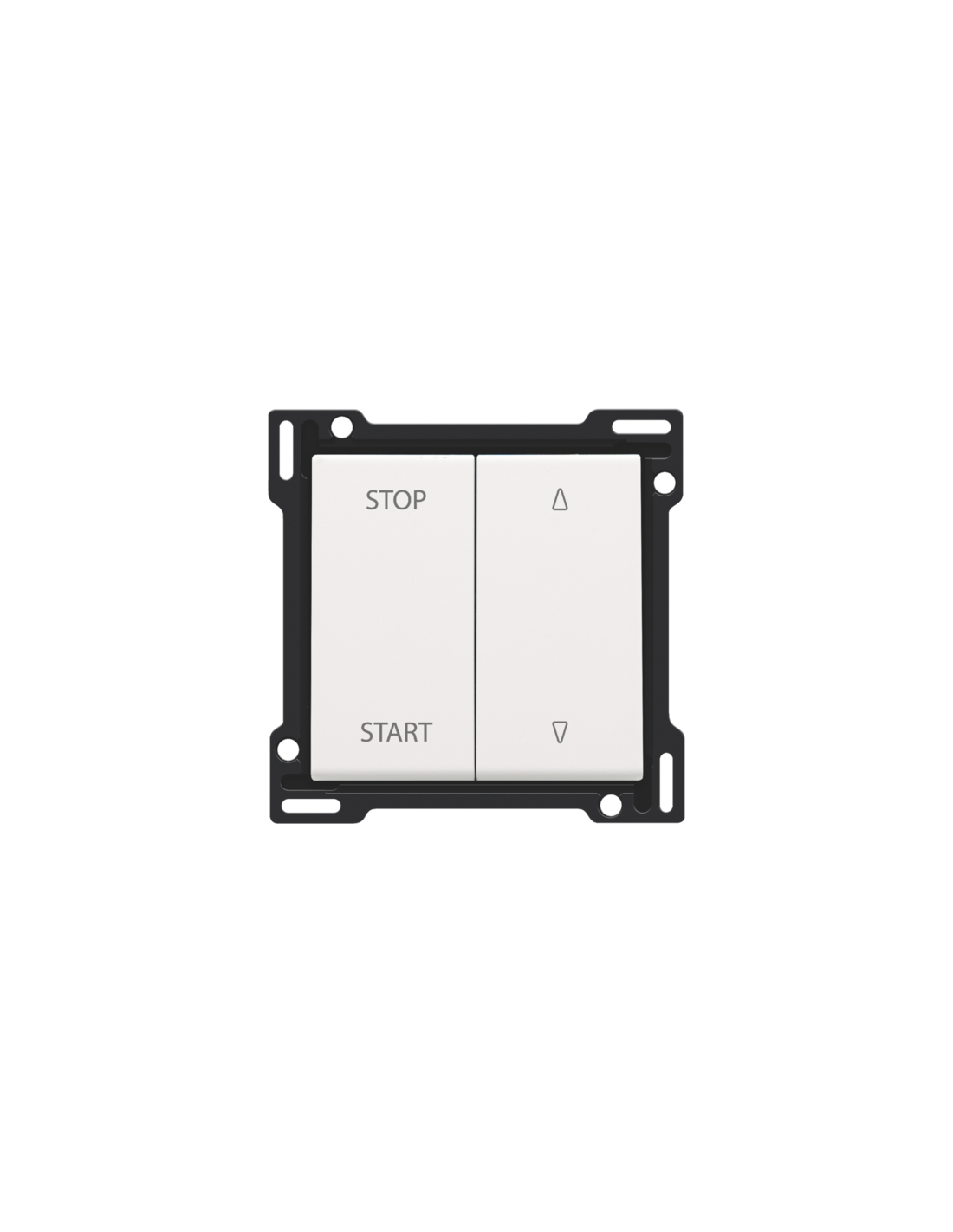 Set de finition pour interrupteur pour volets à verrouillage électrique, couleur white coated
