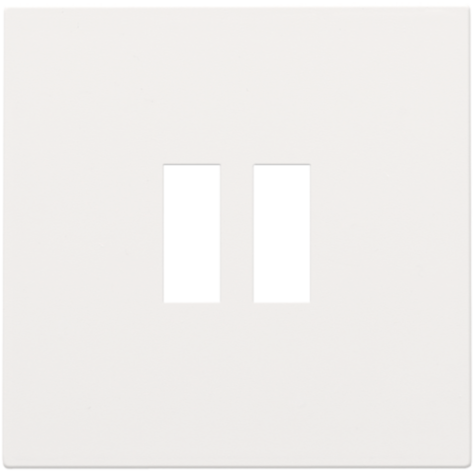 Set de finition pour chargeur double USB-A, couleur white coated