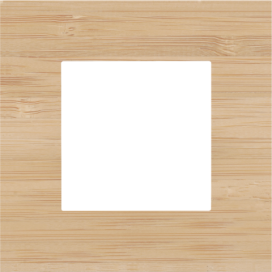 Plaque de recouvrement simple, couleur Niko Pure bamboo