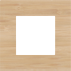 Plaque de recouvrement simple, couleur Niko Pure bamboo