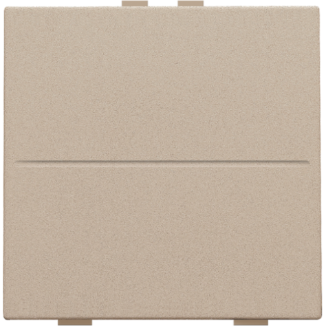 Touche simple pour interrupteur sans fil ou bouton-poussoir à deux boutons de commande, couleur champagne coated