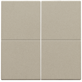 Clé double, pour variateur sans fil (Hue®, Bluetooth®, EnOcean®, KNX®), couleur champagne coated