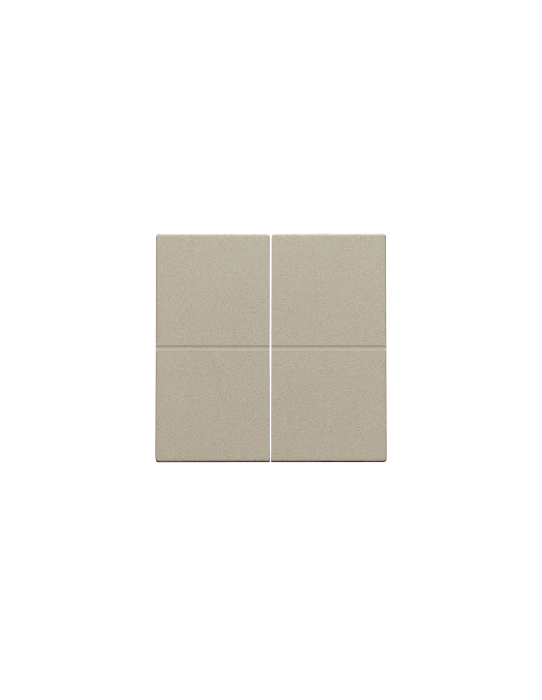 Clé double, pour variateur sans fil (Hue®, Bluetooth®, EnOcean®, KNX®), couleur champagne coated