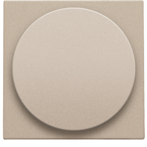 Set de finition pour variateur à bouton rotatif ou extension, incl. bouton rotatif, couleur champagne coated