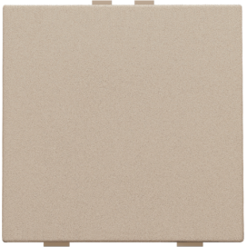 Bouton-poussoir simple pour Niko Home Control, couleur champagne coated