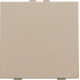 Bouton-poussoir simple pour Niko Home Control, couleur champagne coated