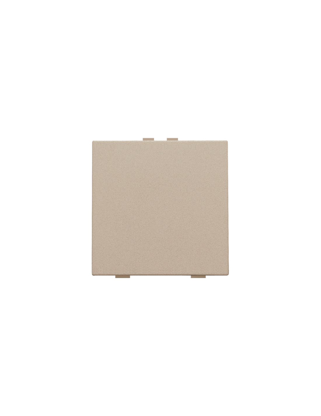 Bouton-poussoir simple pour Niko Home Control, couleur champagne coated
