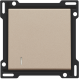 Set de finition avec voyant pour interrupteur ou bouton-poussoir simple, couleur champagne coated