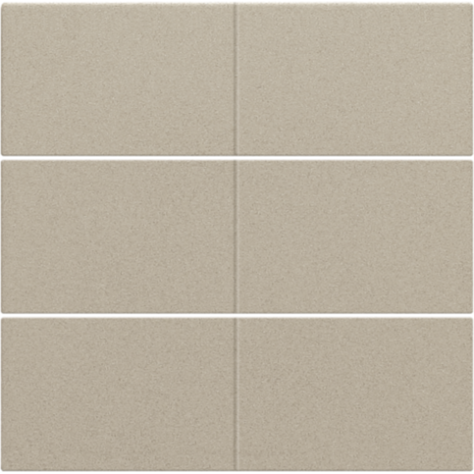 Set de finition pour bouton-poussoir sextuple, libre de potentiel, 24 V, couleur champagne coated