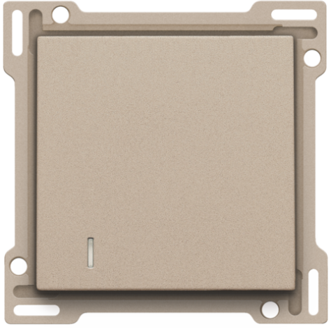 Set de finition pour interrupteur pour cartes d'hôtel, couleur champagne coated
