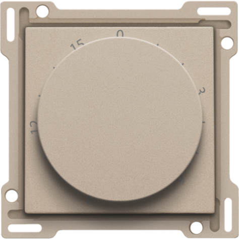 Set de finition pour minuterie réglable jusqu'à 15 min., couleur champagne coated