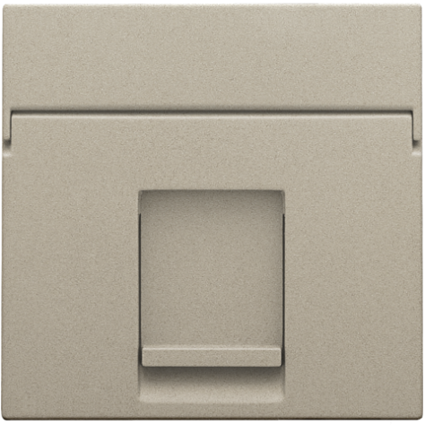 Enjoliveur data 1x RJ, couleur champagne coated