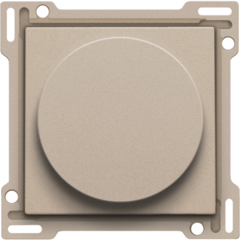 Set de finition relever/baisser pour interrupteur rotatif, couleur champagne coated