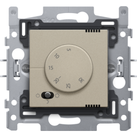 Thermostat électronique, couleur champagne coated