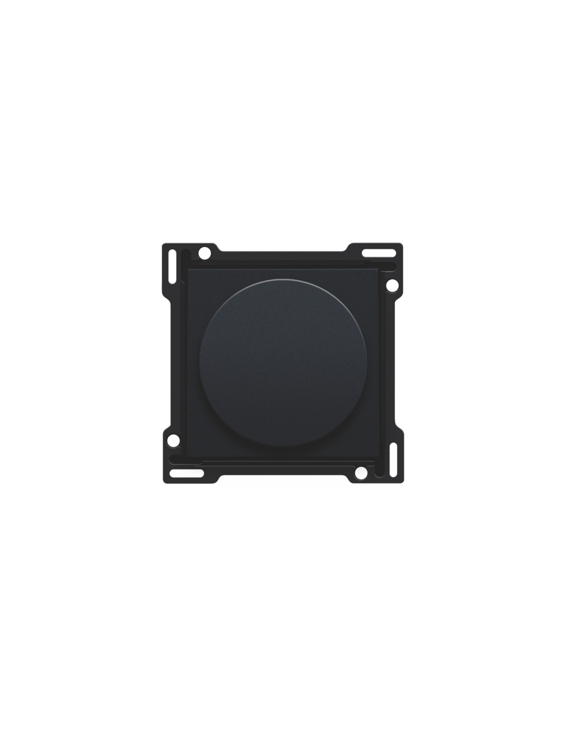 Set de finition pour variateur à bouton rotatif ou régulateur de vitesse, incl. bouton rotatif, couleur black coated