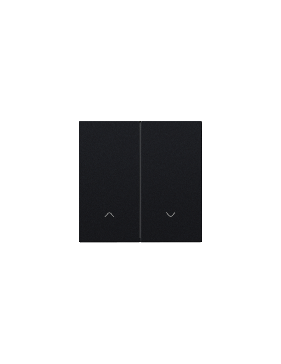 Set de finition pour interrupteur pour volets électronique double, couleur black coated