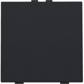 Bouton-poussoir simple pour Niko Home Control, couleur black coated