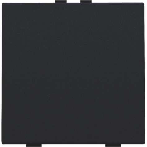 Bouton-poussoir simple pour Niko Home Control, couleur black coated