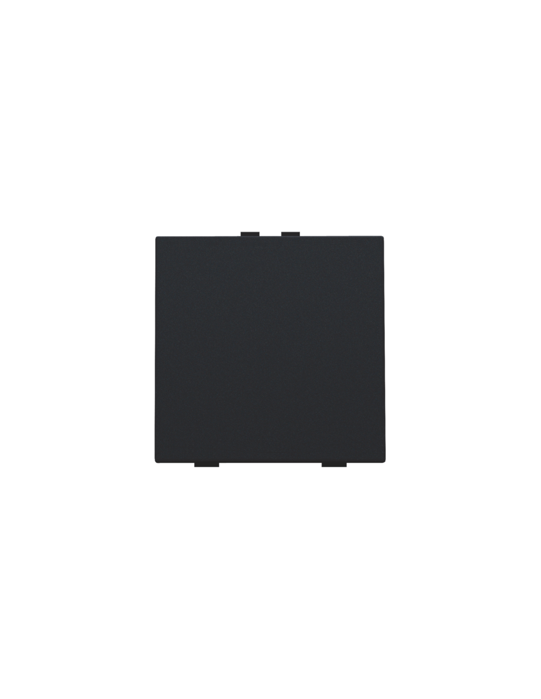 Bouton-poussoir simple pour Niko Home Control, couleur black coated