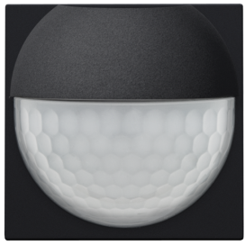 Set de finition pour détecteur de mouvement mural pour Niko Home Control, couleur black coated