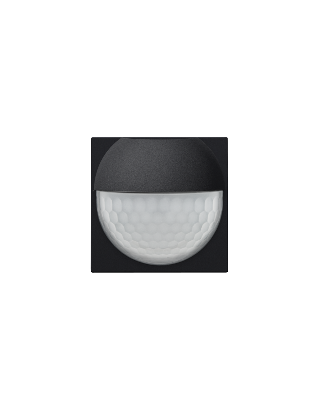 Set de finition pour détecteur de mouvement mural pour Niko Home Control, couleur black coated