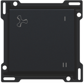 Set de finition pour la commande de ventilation mécaniquement contrôlée, couleur black coated