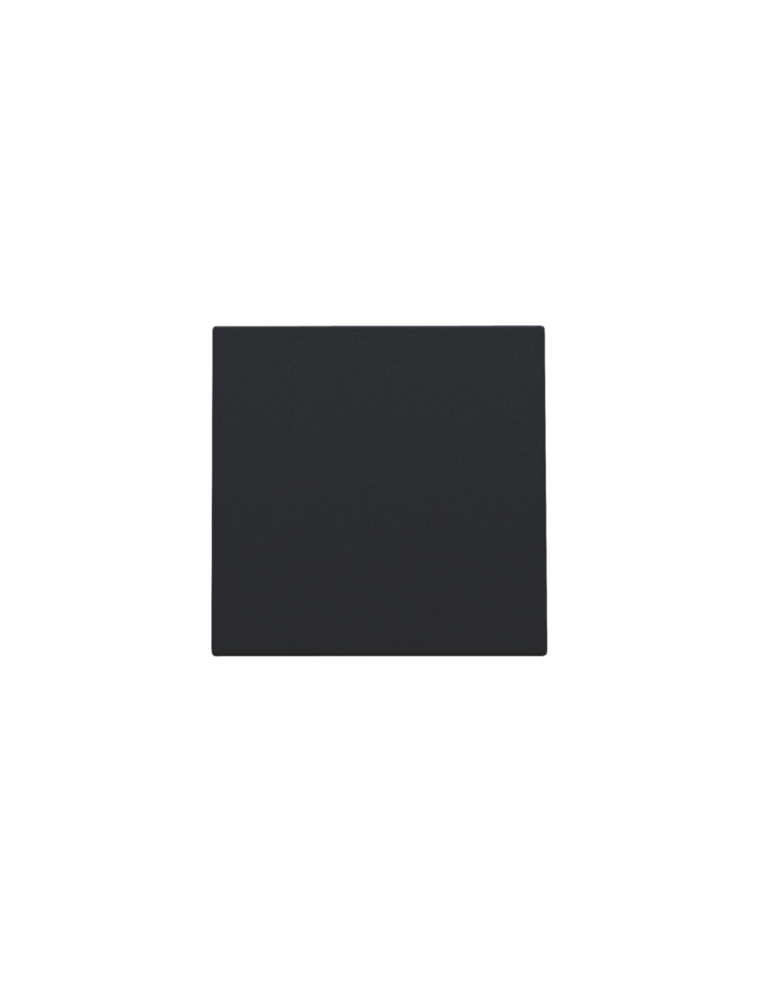 Set de finition avec sortie de câble pour cache-trou avec serre-fil, couleur black coated