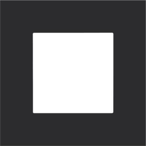 Plaque de recouvrement simple, couleur Niko Pure steel black coated Plaque de recouvrement simple, couleur Niko Pure steel black coated