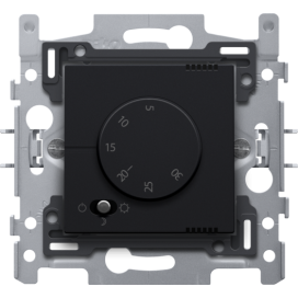 Thermostat électronique, couleur black coated