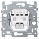 Socle pour un interrupteur bipolaire, un interrupteur à témoin bipolaire ou un interrupteur à tirette bipolaire, 16 AX/250 Vac, connexion rapide