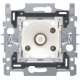 Socle pour N.O bouton-poussoir 6 A avec LED couleur ambre avec culot E10, fixation par griffes