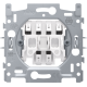 Socle pour bouton-poussoir double N.O. ou N.F., 10 A/250 Vac, connexion rapide