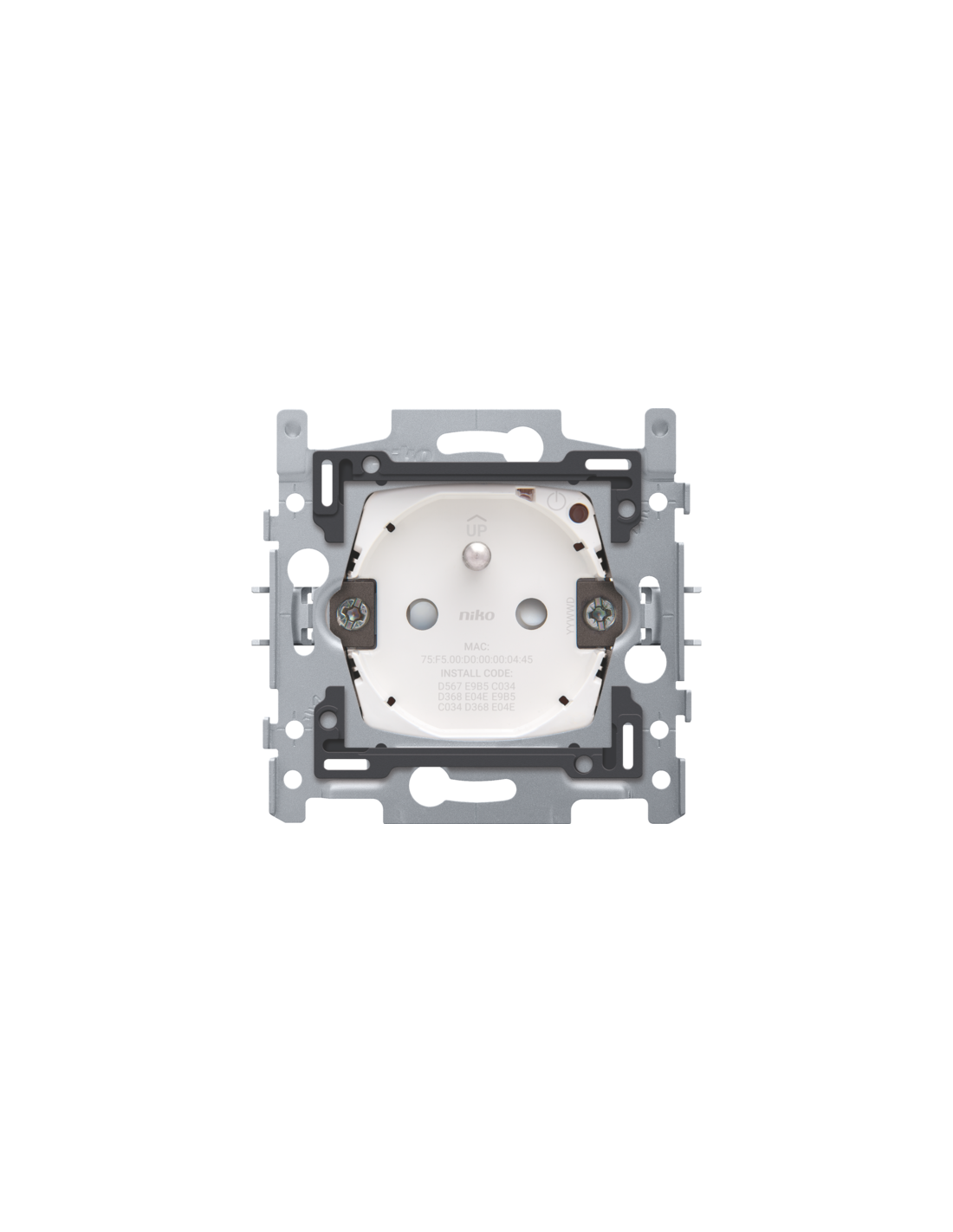Prise de courant connectée commutable avec broche de terre et obturateurs de protection, Zigbee®, 16 A, connexion rapide