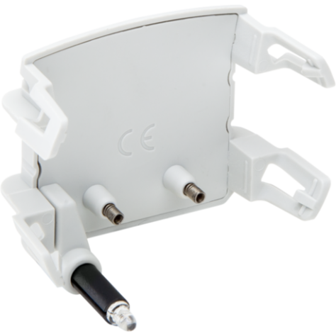 Unité d’éclairage à LED verte pour prise de courant avec indication de la tension