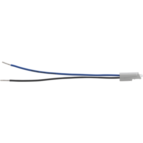 Unité d'éclairage avec fils 24V avec LED bleue pour interrupteurs et bouton-poussoirs ou pour utilisation dans des goulottes d'installation