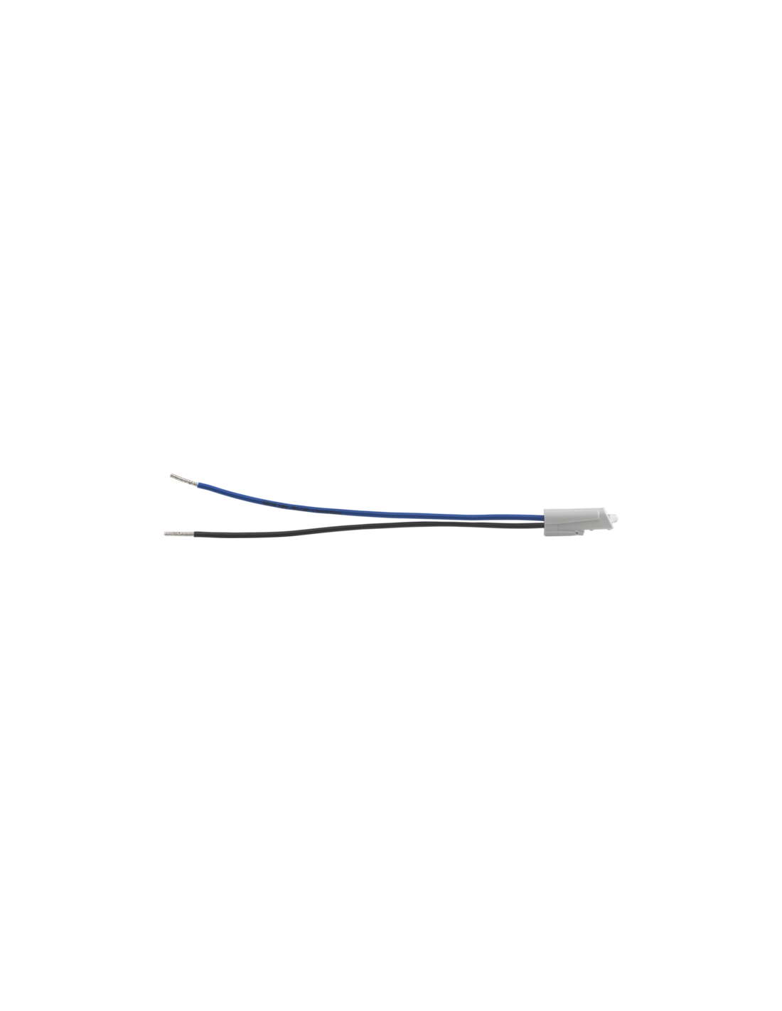 Unité d'éclairage avec fils 230V avec LED ambre pour interrupteurs et bouton-poussoirs ou pour utilisation dans des goulottes d'installation
