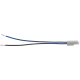 Unité d'éclairage avec fils 230V avec LED blanche pour interrupteurs et bouton-poussoirs ou pour utilisation dans des goulottes d'installation