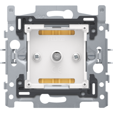 Socle pour interrupteur rotatif pour moteurs à 3 vitesses : 1-0-2, 25 A/250 Vac, fixation par griffes