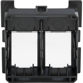 Adaptateur 9.1 exécution oblique double pour connecteurs RJ 650-450xx
