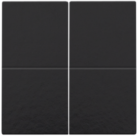 Clé double, pour variateur sans fil (Hue®, Bluetooth®, EnOcean®, KNX®), couleur piano black coated