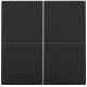 Clé double, pour variateur sans fil (Hue®, Bluetooth®, EnOcean®, KNX®), couleur piano black coated