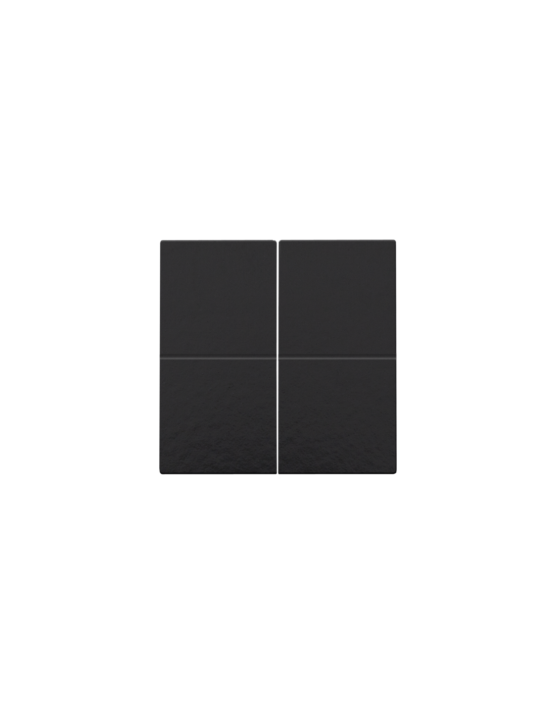 Clé double, pour variateur sans fil (Hue®, Bluetooth®, EnOcean®, KNX®), couleur piano black coated
