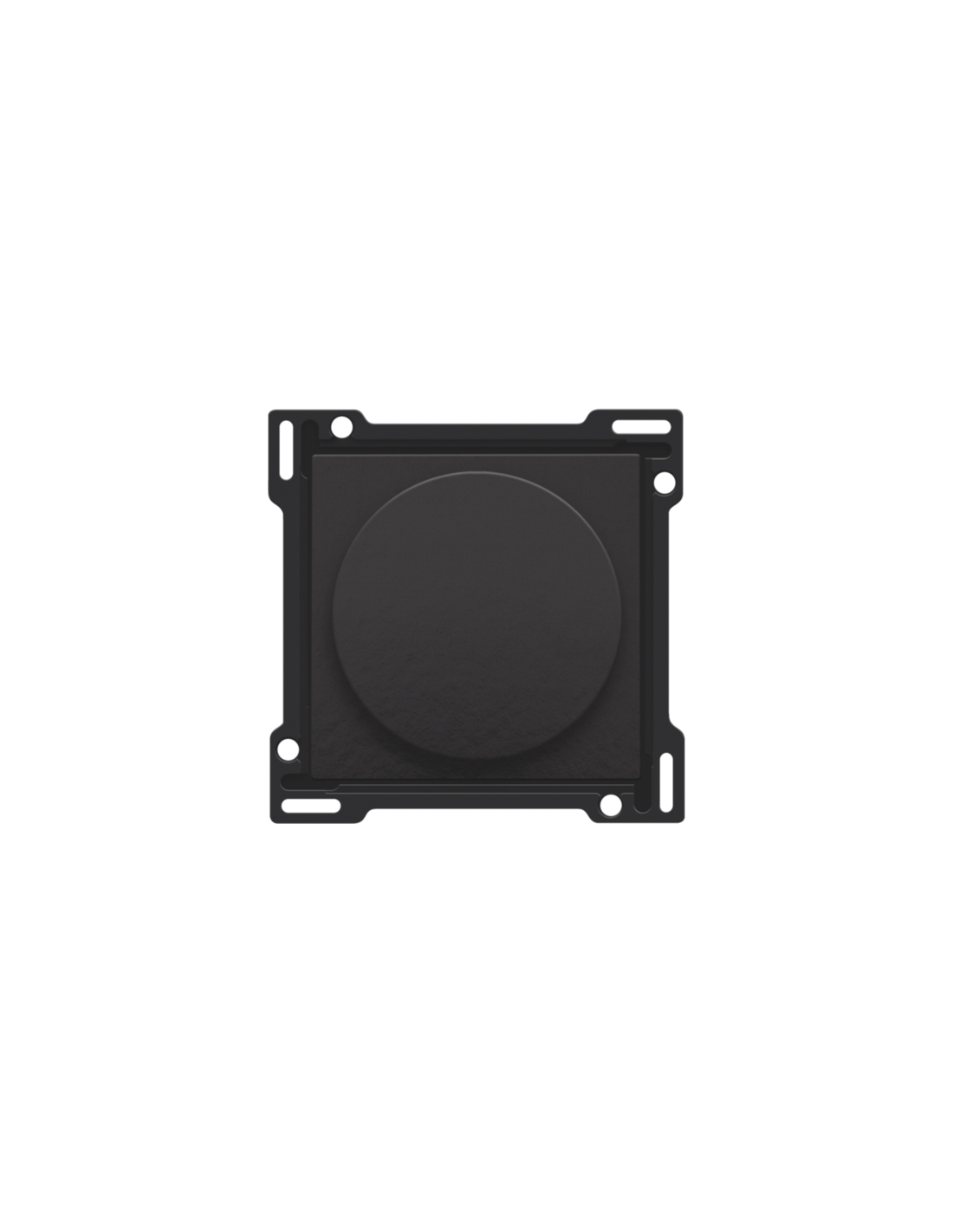 Set de finition pour variateur à bouton rotatif ou régulateur de vitesse, incl. bouton rotatif, couleur piano black coated