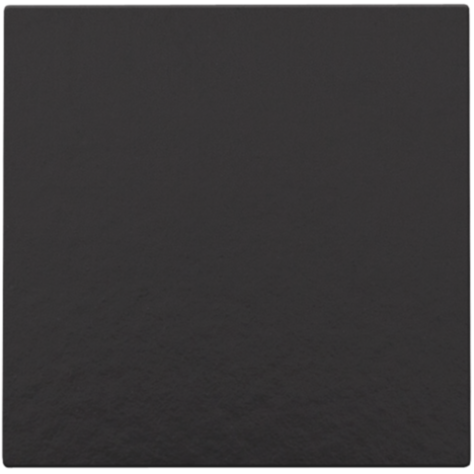 Set de finition pour interrupteur électronique ou bouton-poussoir simple, couleur piano black coated