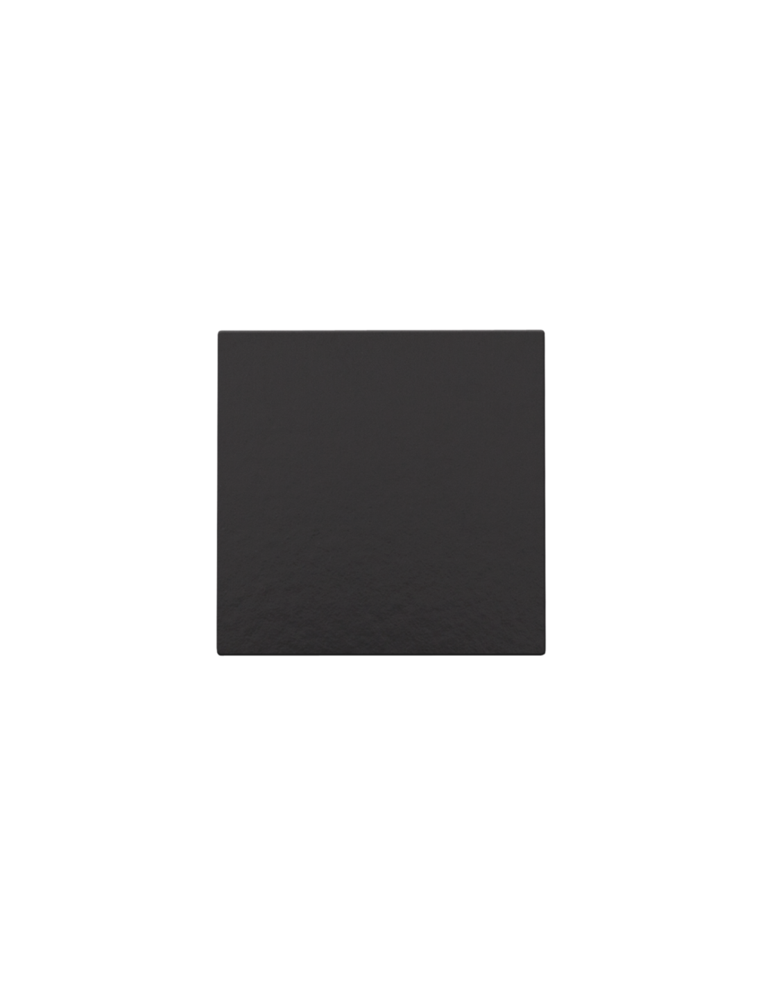 Set de finition pour interrupteur électronique ou bouton-poussoir simple, couleur piano black coated