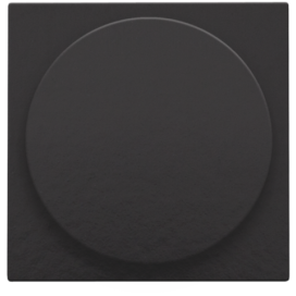 Set de finition pour variateur à bouton rotatif ou extension, incl. bouton rotatif, couleur piano black coated